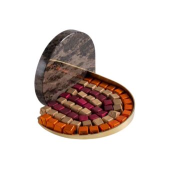 Blobb Tray - Tiger Skin Marble